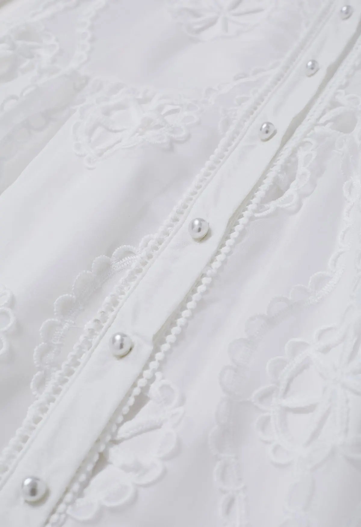 White Cutwork Embroidey dress RAADVI