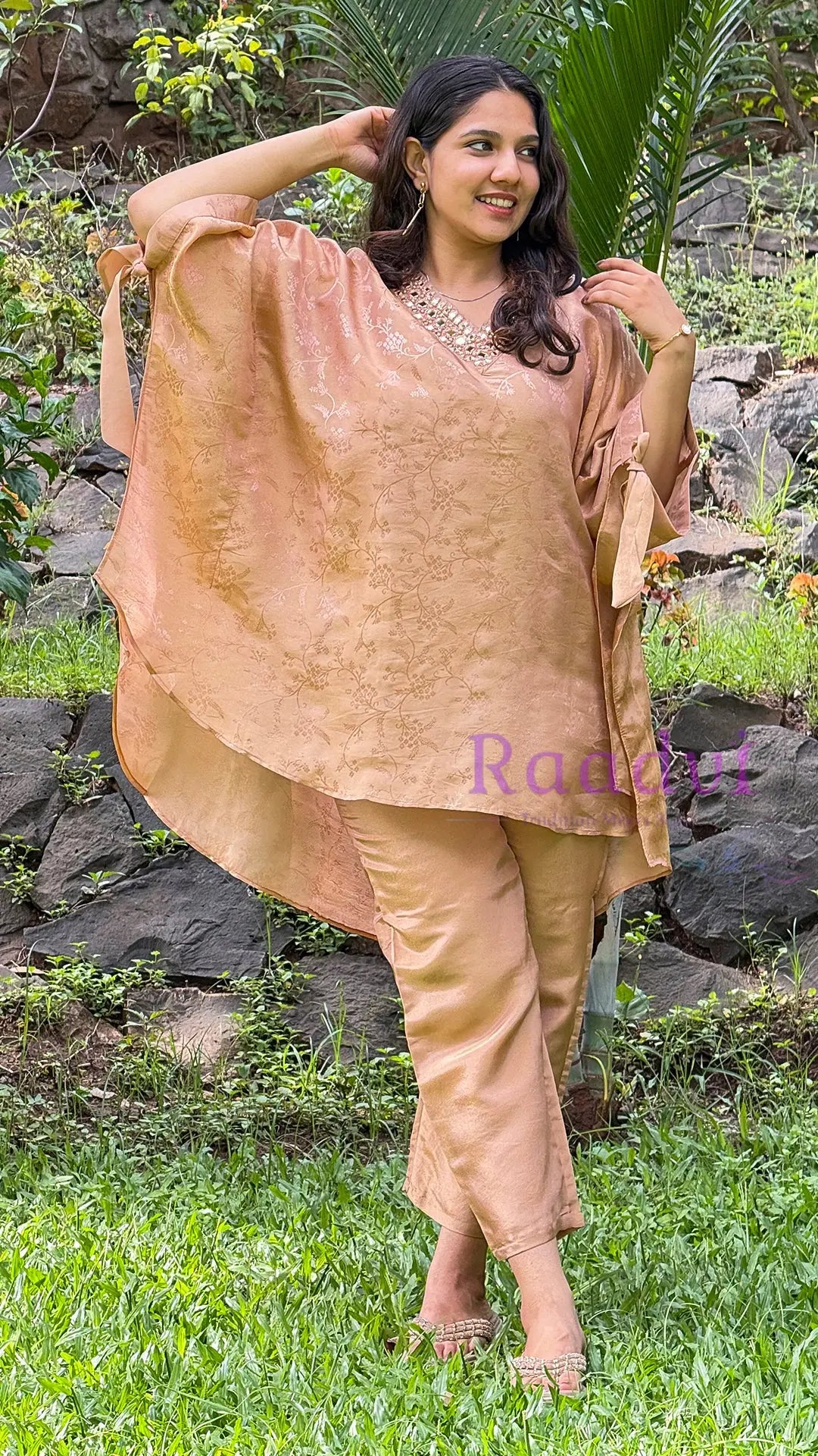 Pure Shimmer Jacquard Co-Ord Set RAADVI