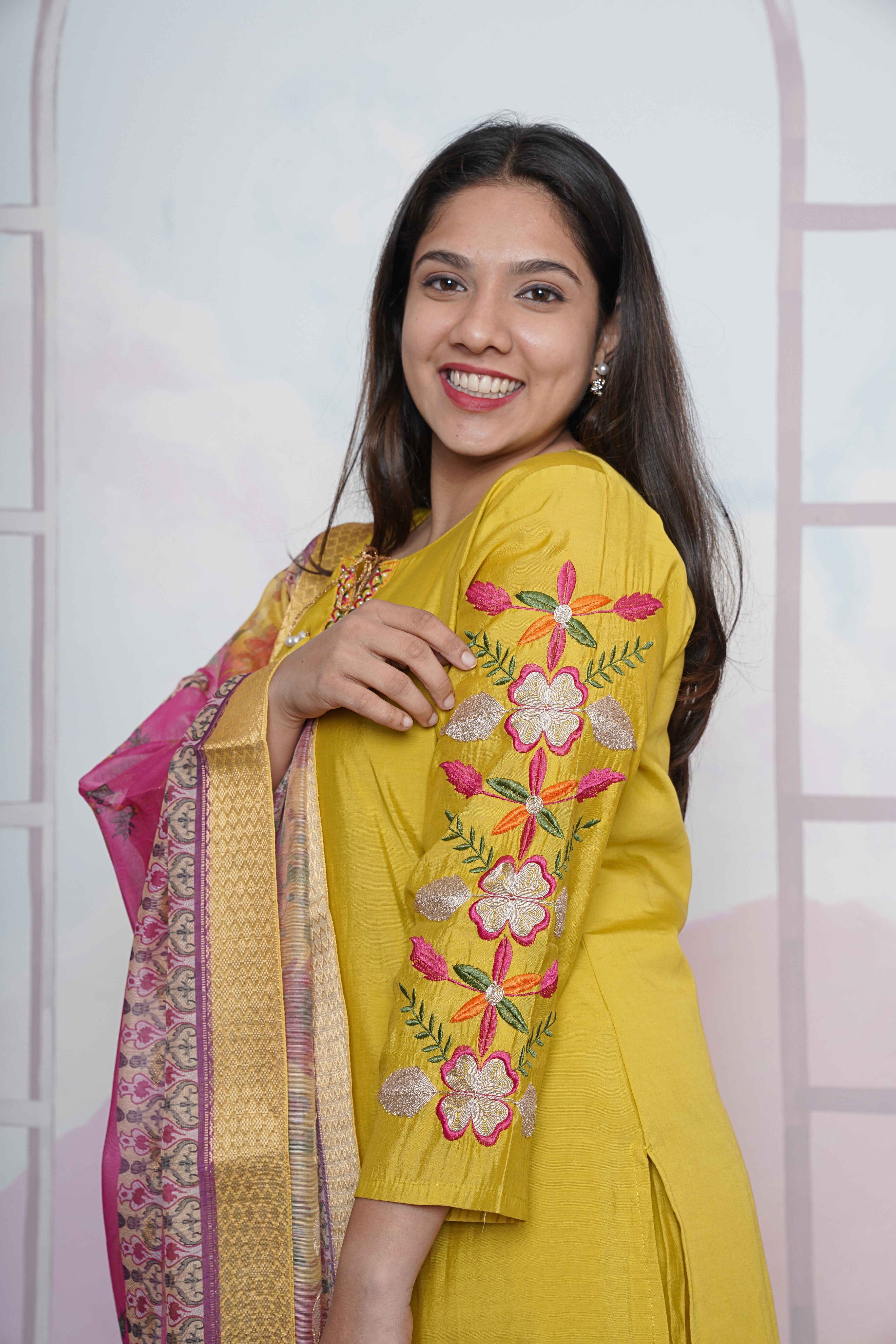 Elegant Yellow Muslin Cotton Suit Set RAADVI