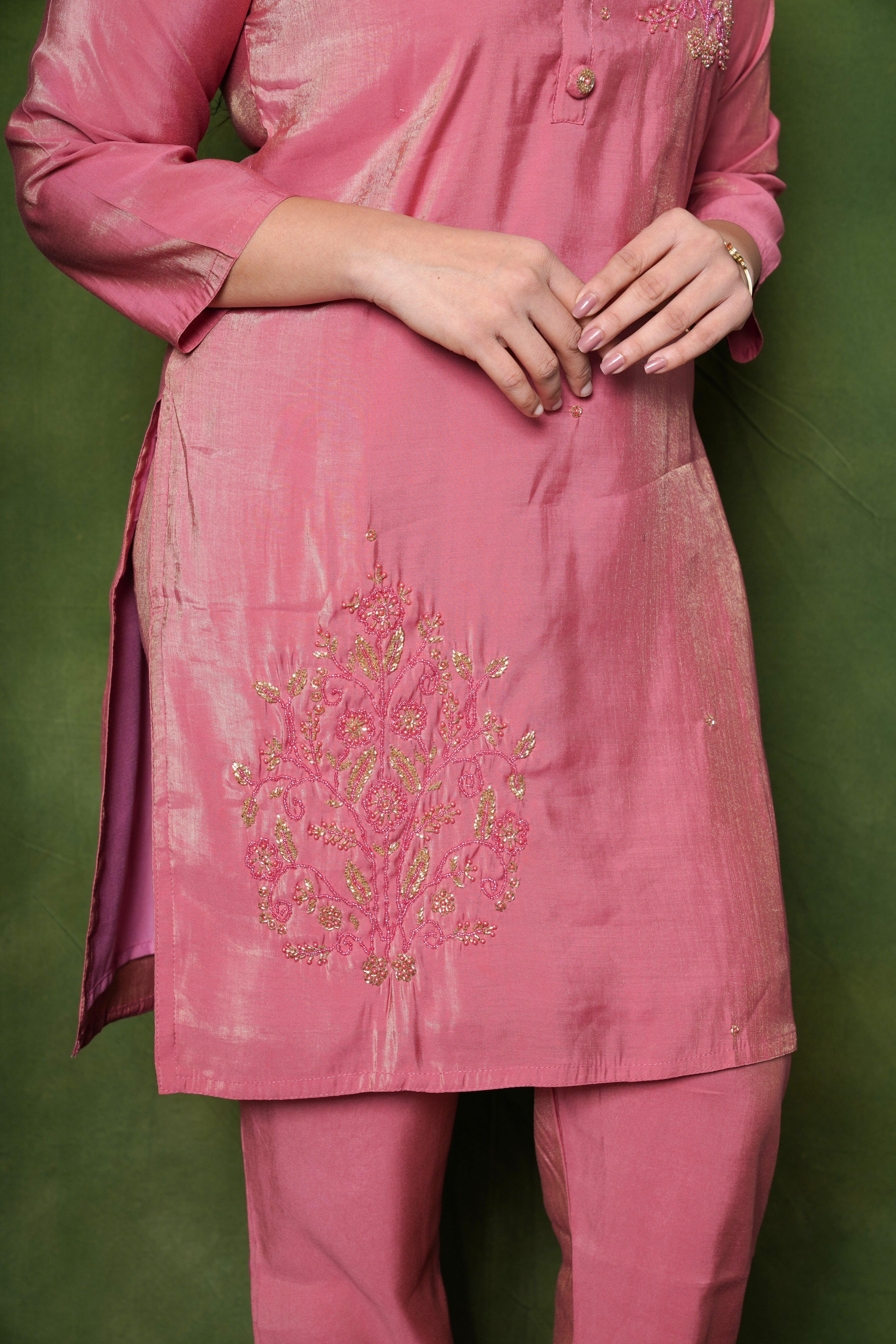 Embellished Roman Shimmer CO-ORD Set RAADVI