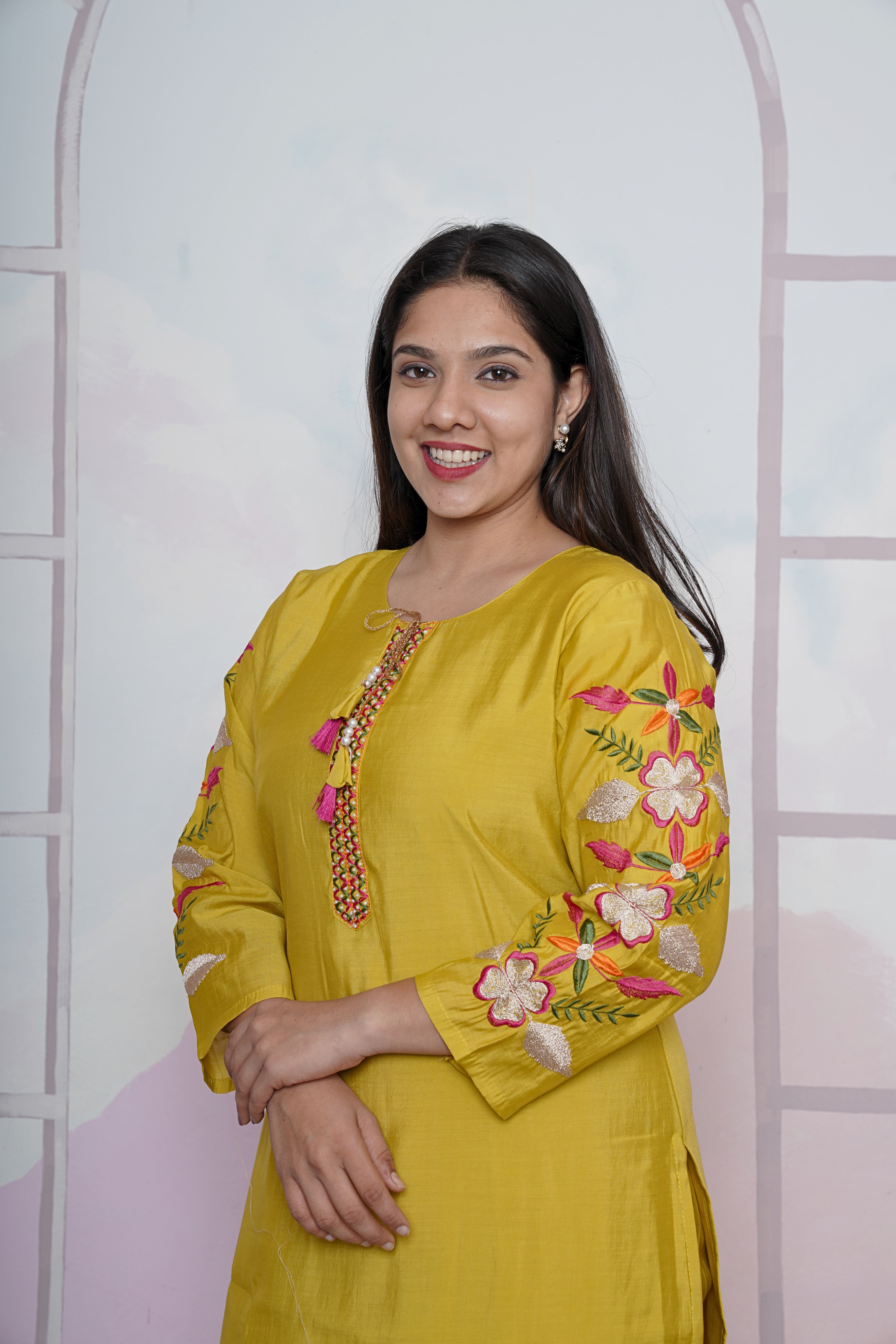 Elegant Yellow Muslin Cotton Suit Set RAADVI