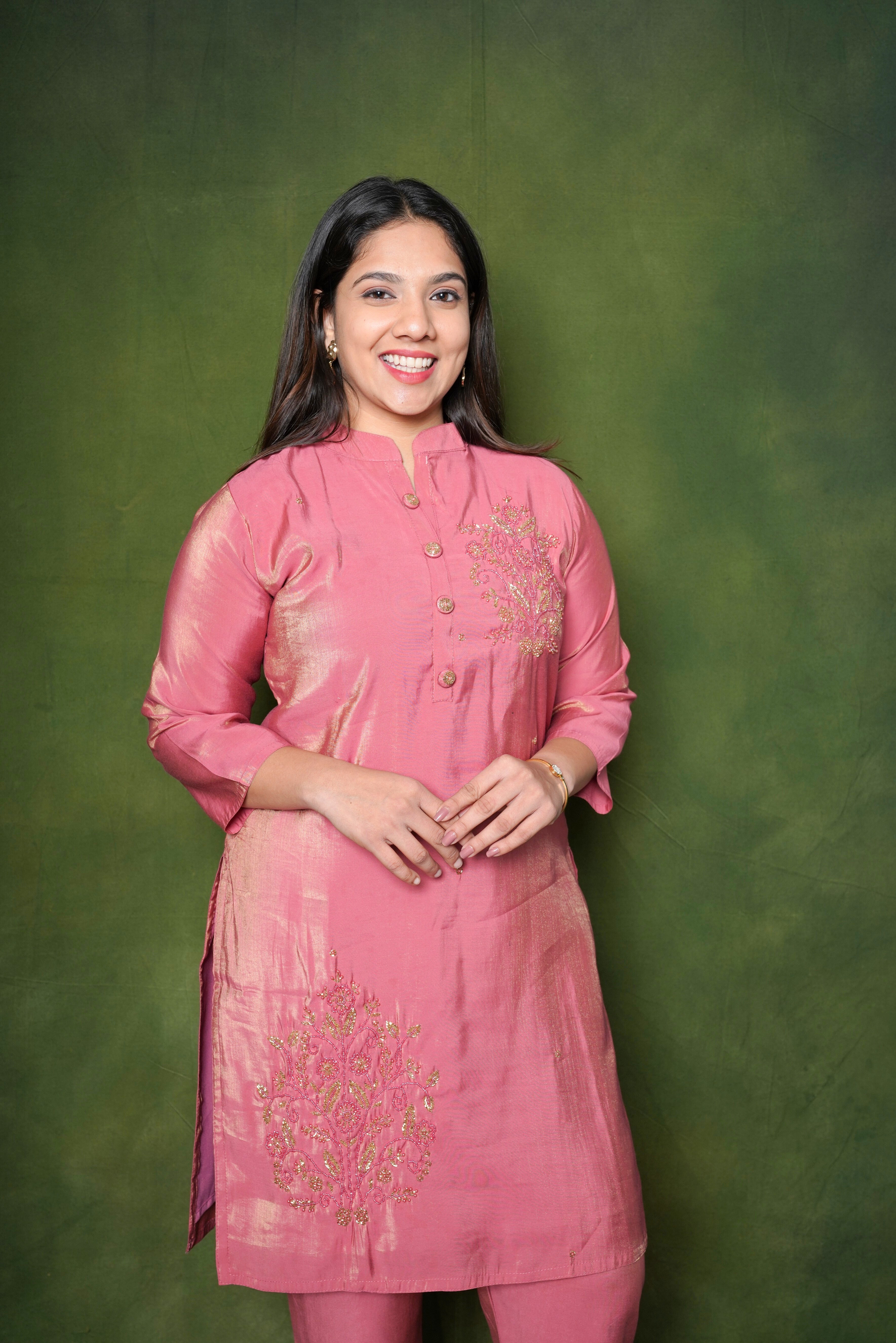 Embellished Roman Shimmer CO-ORD Set RAADVI