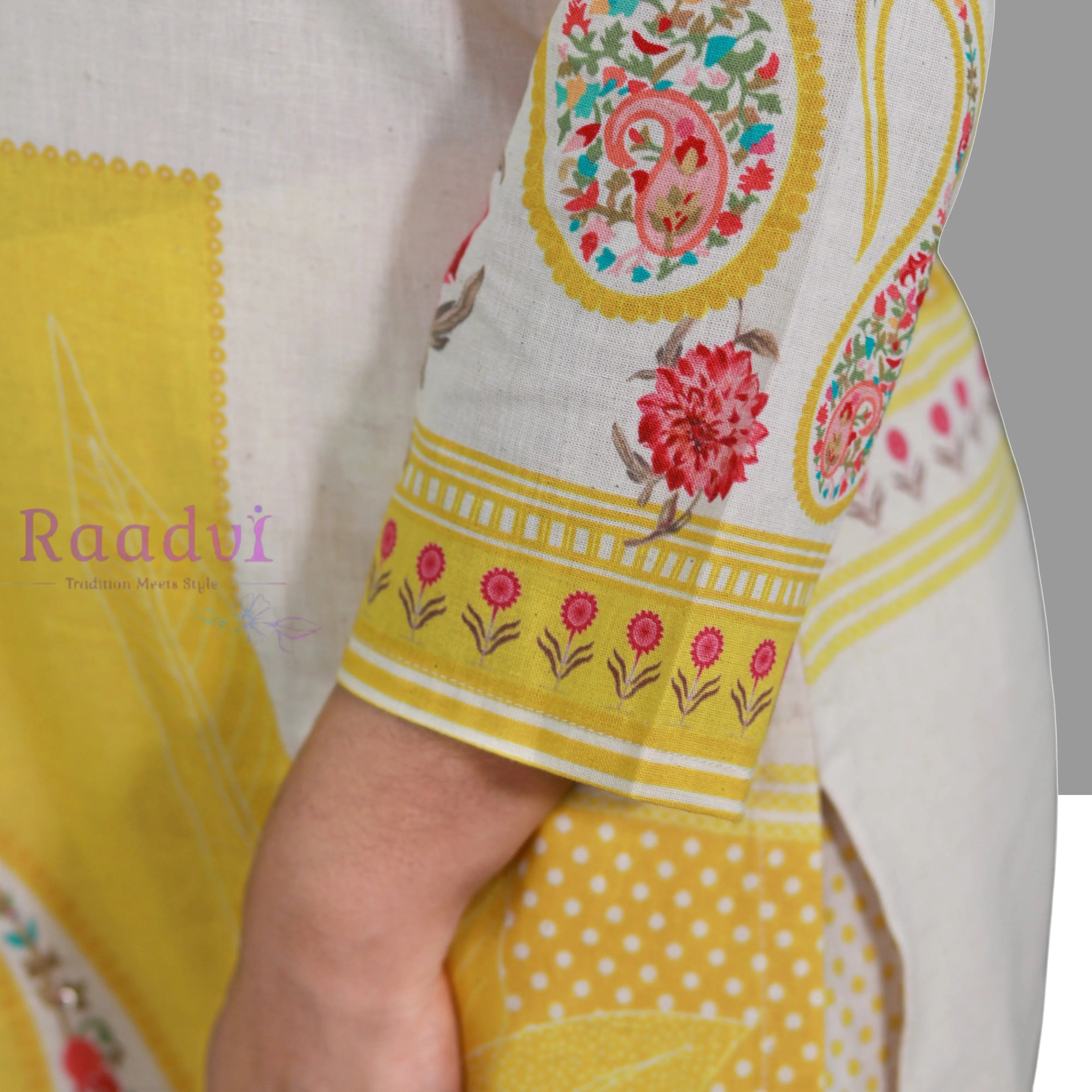 Sunlit Bloom Kurta Set RAADVI