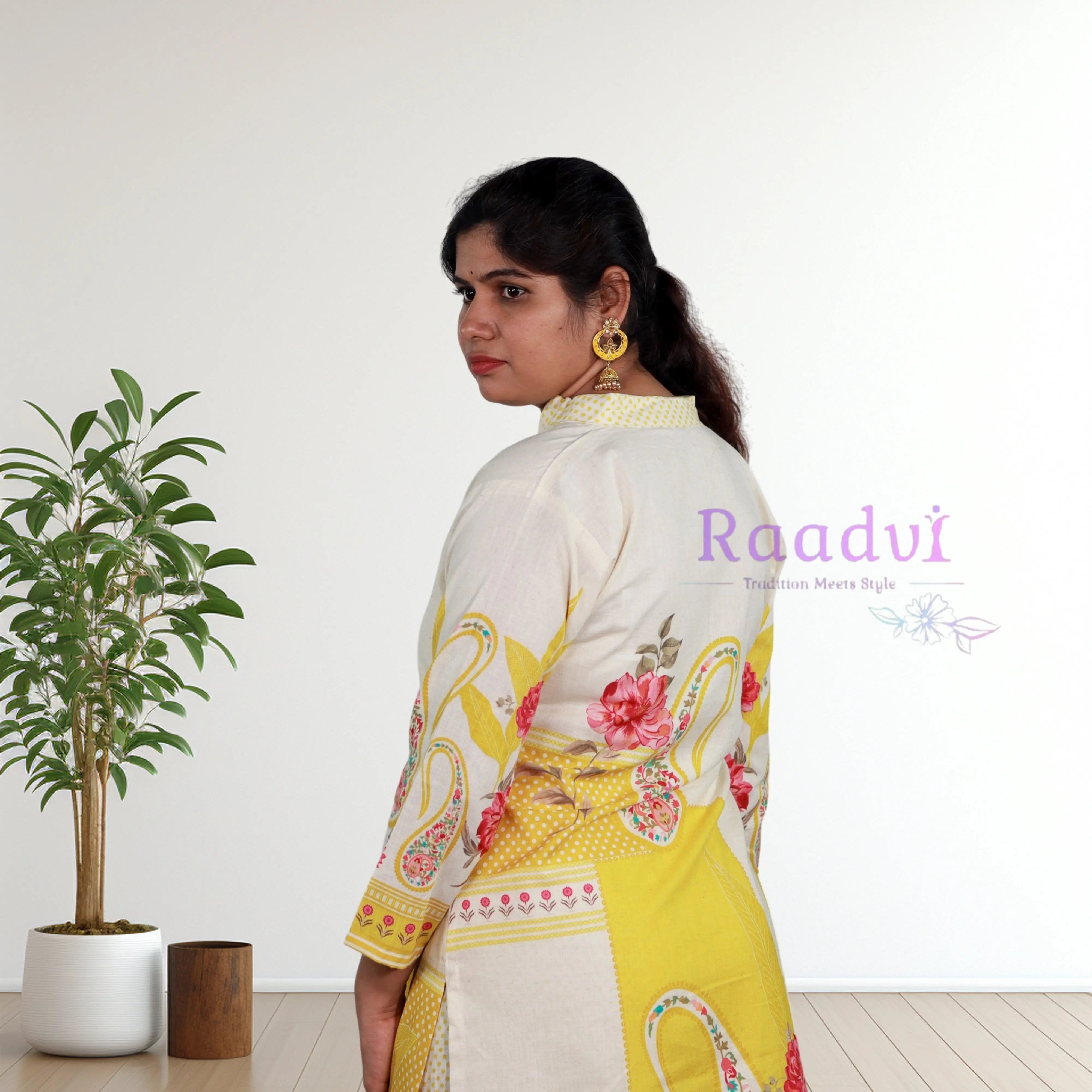 Sunlit Bloom Kurta Set RAADVI