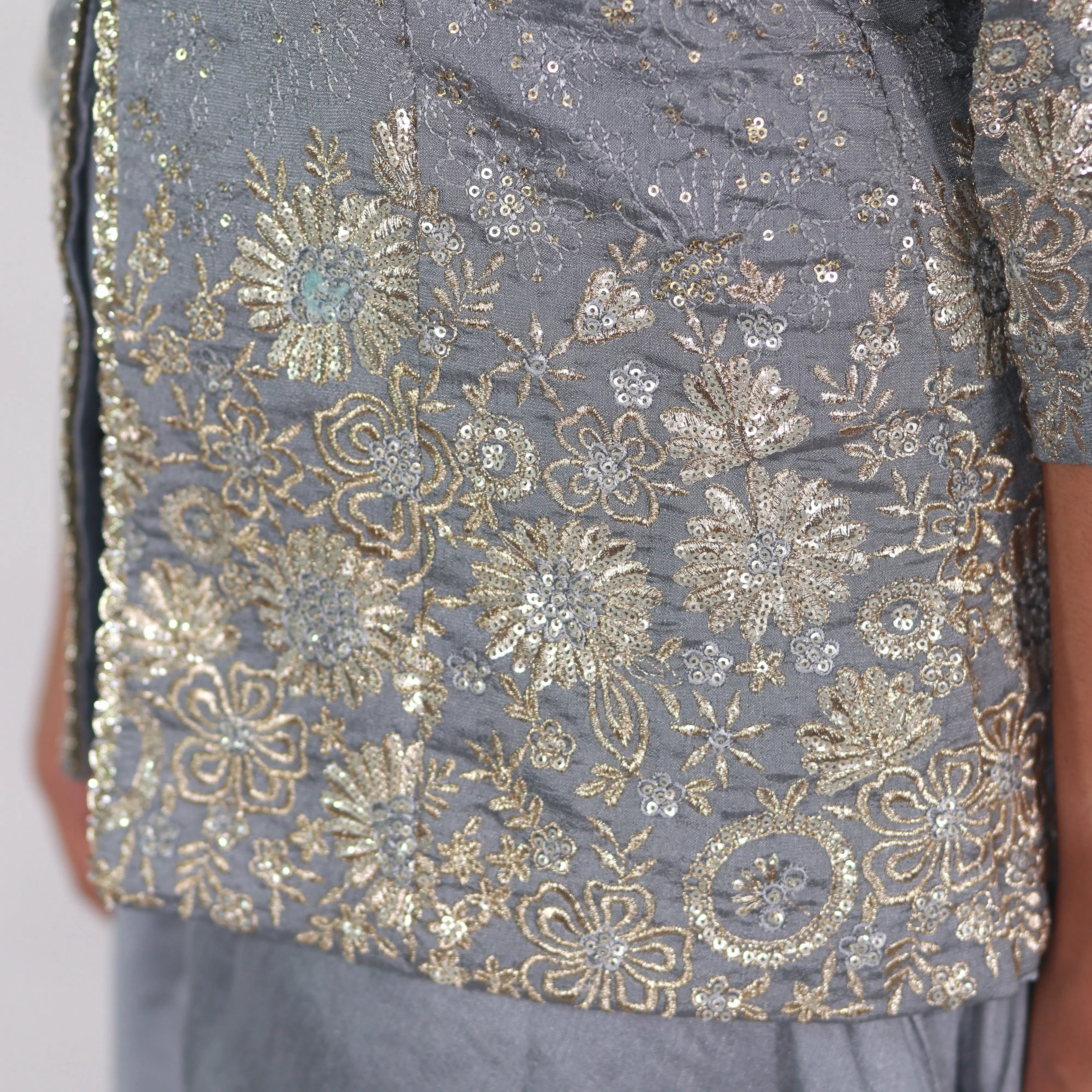 Embellished Crop Top Palazzo Set RAADVI