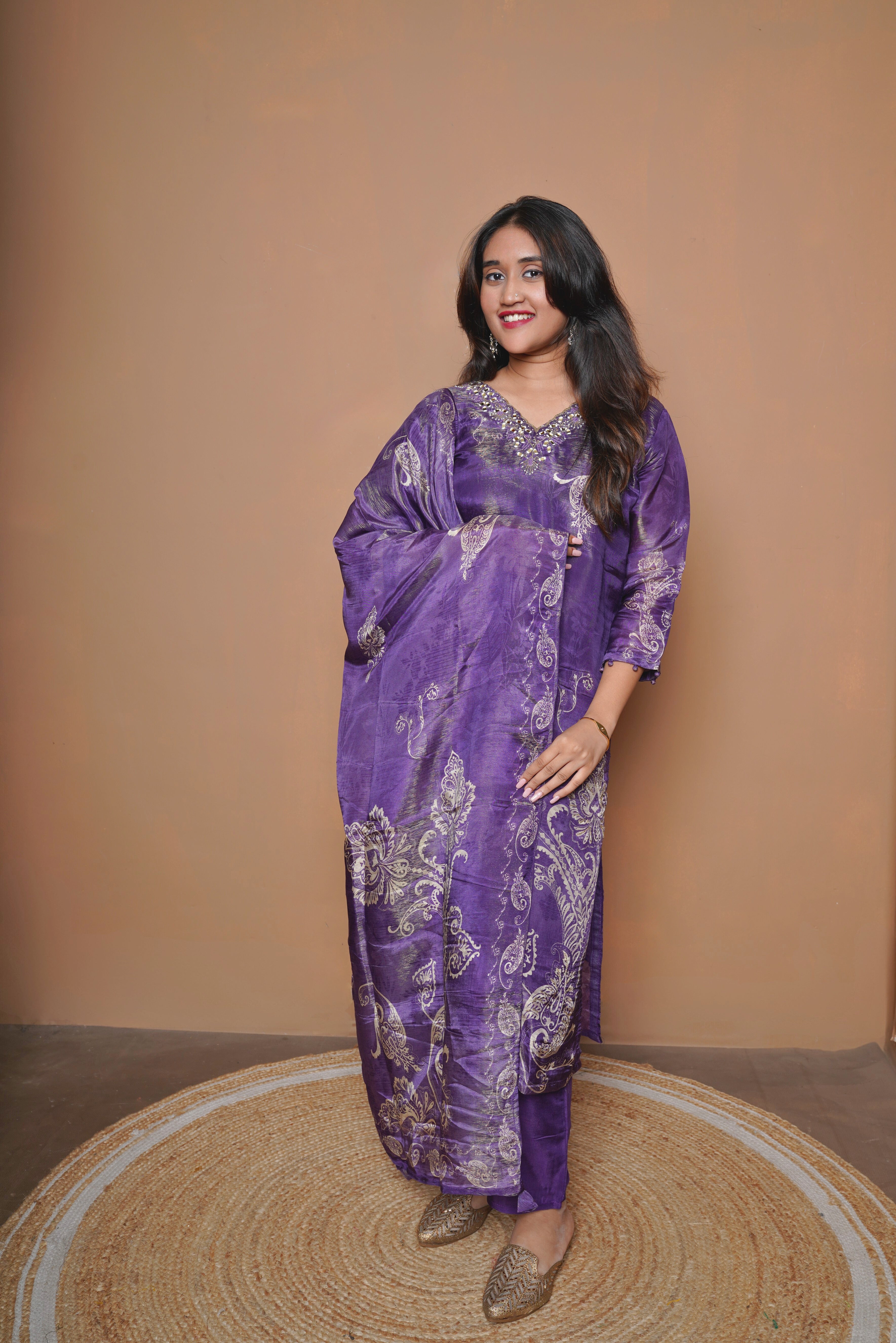 Premium Shimmer Pure Viscose Silk Suit RAADVI