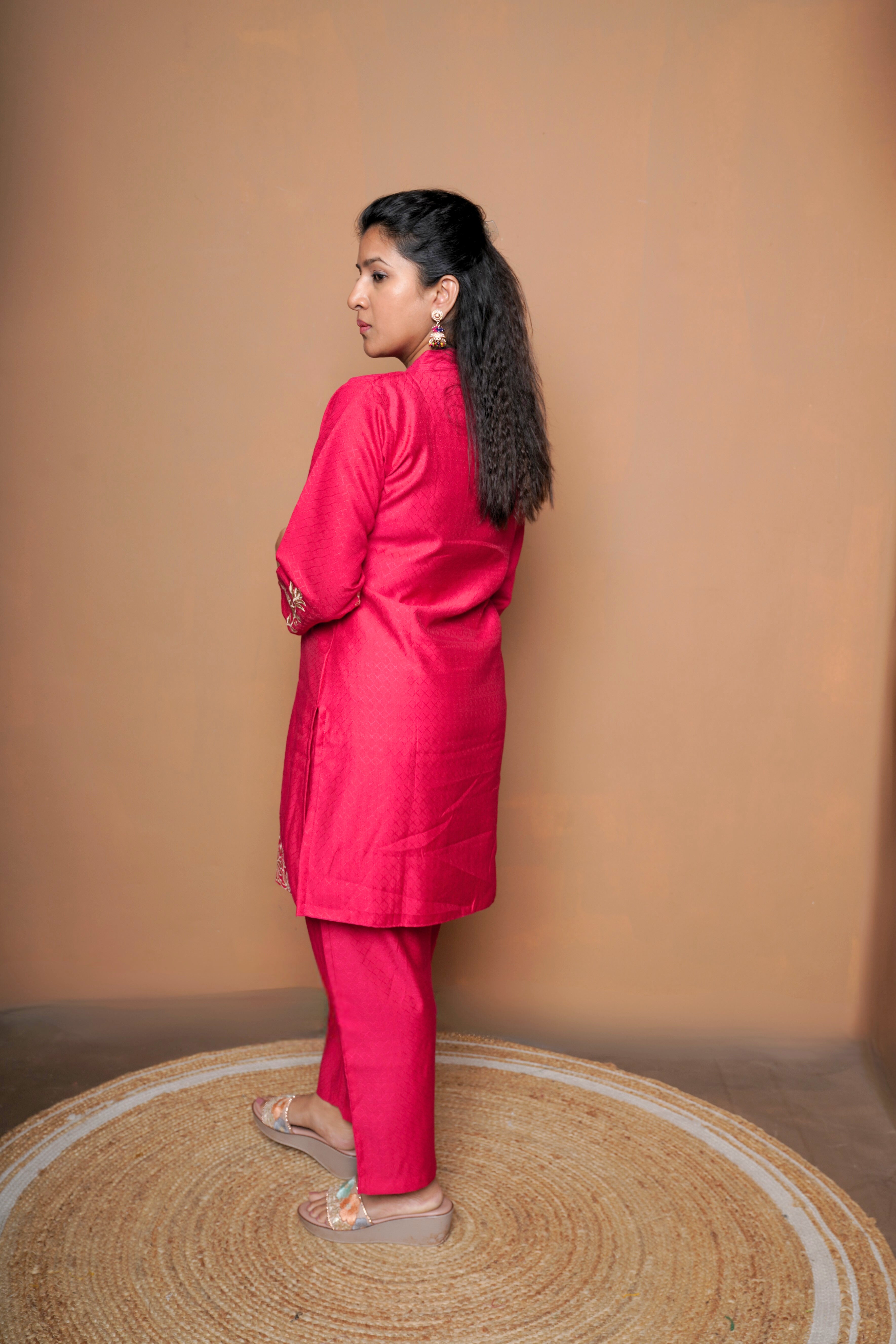 Hand Embroidery Pure Muslin Cotton Co-Ord RAADVI