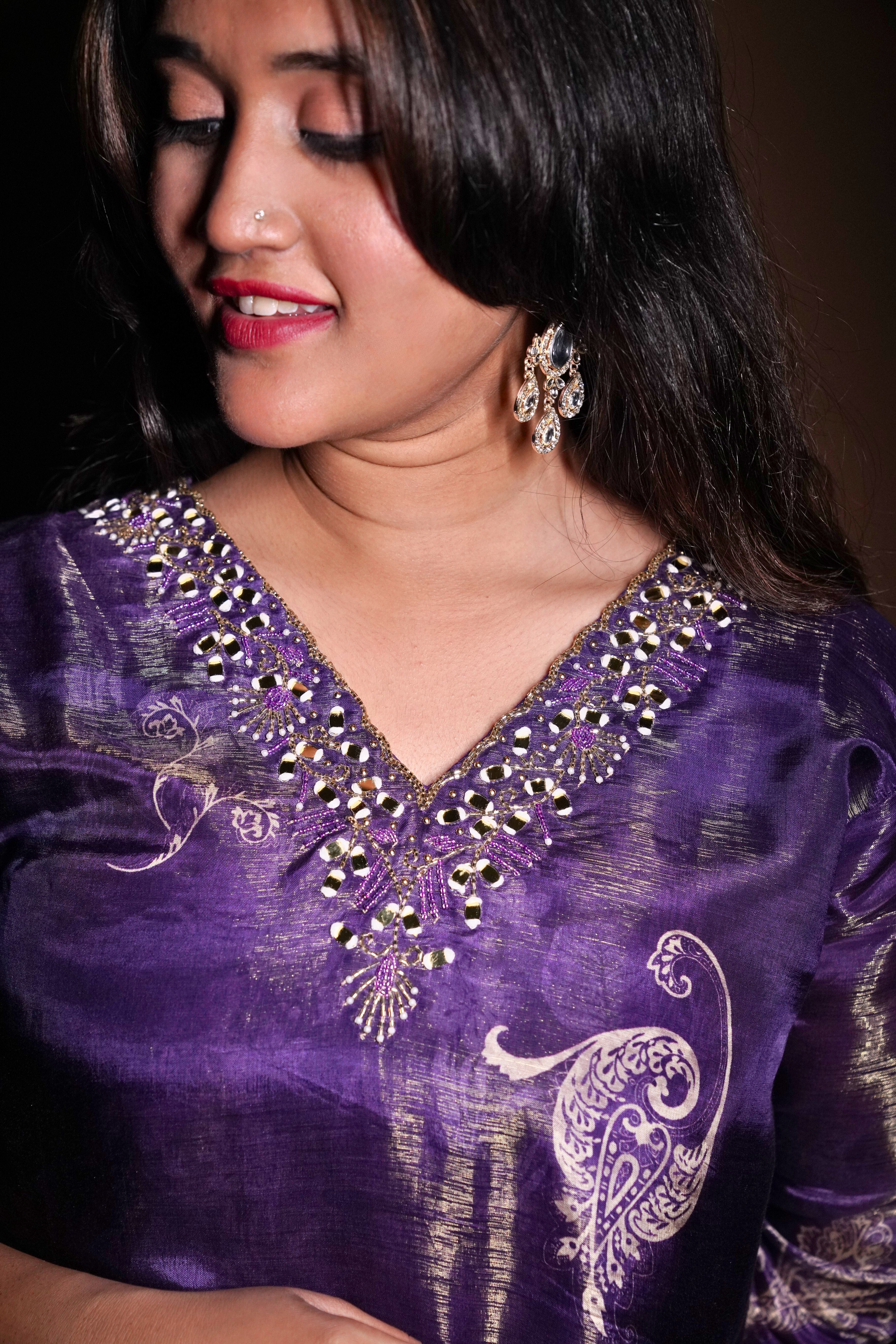 Premium Shimmer Pure Viscose Silk Suit RAADVI