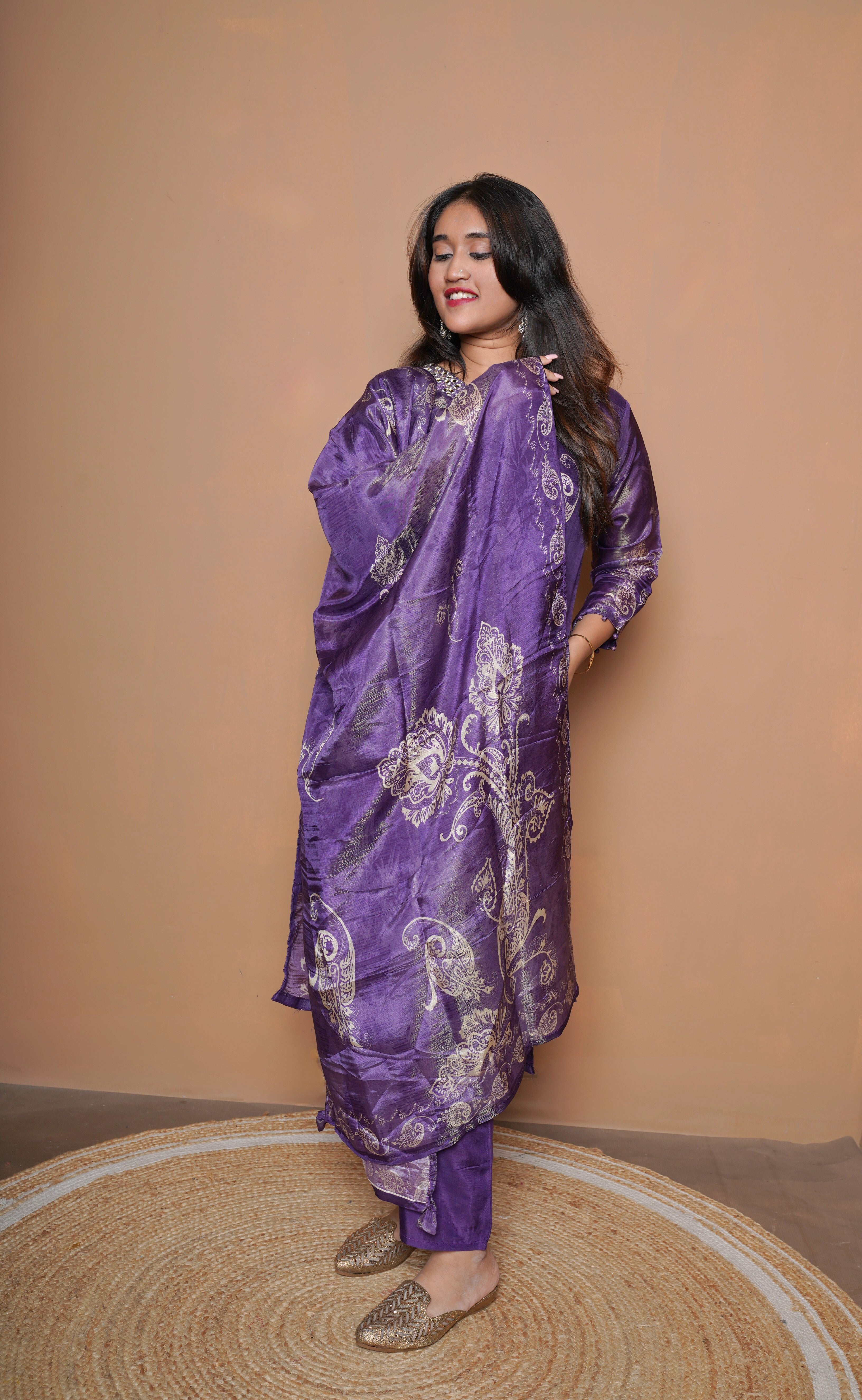 Premium Shimmer Pure Viscose Silk Suit RAADVI
