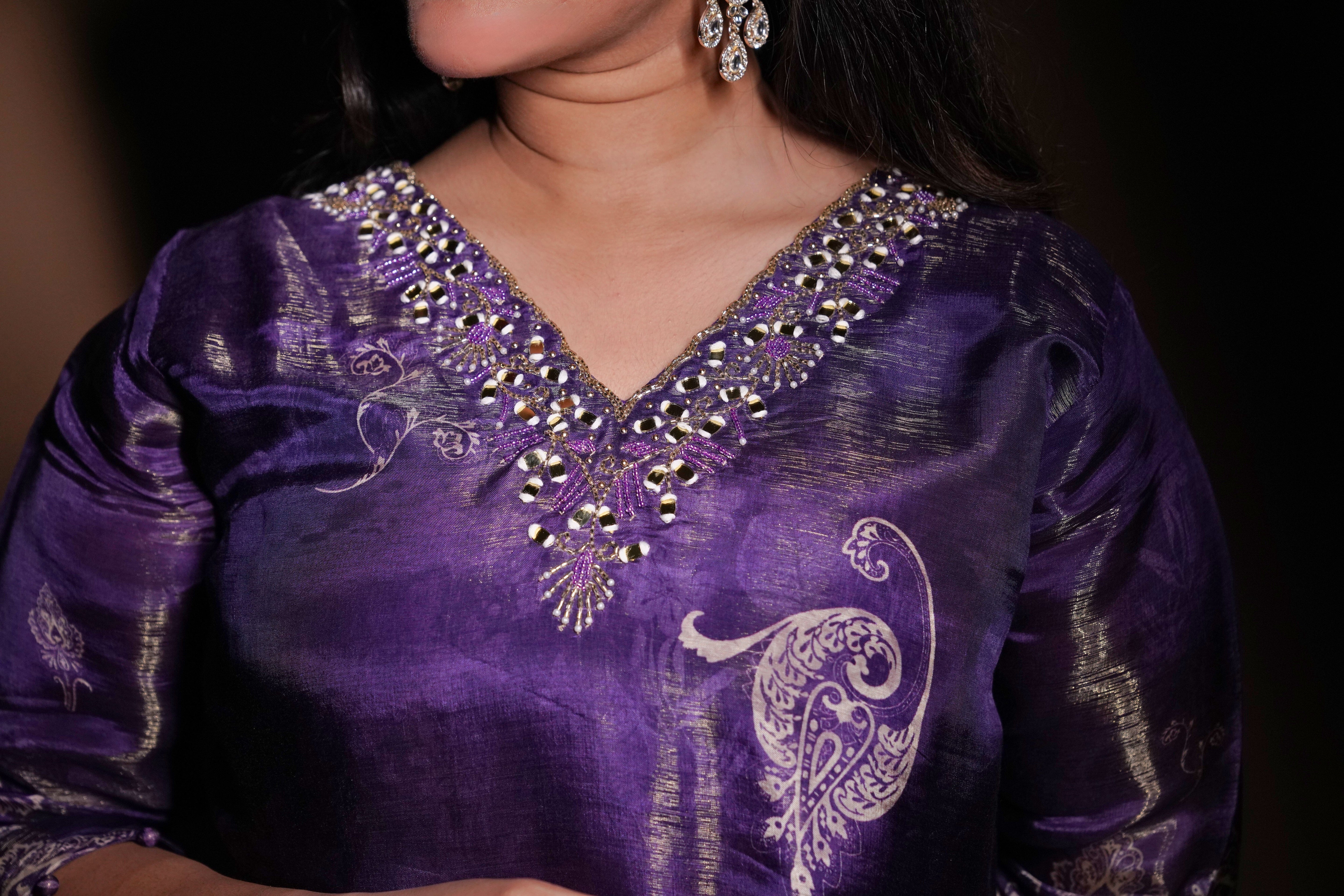 Premium Shimmer Pure Viscose Silk Suit RAADVI