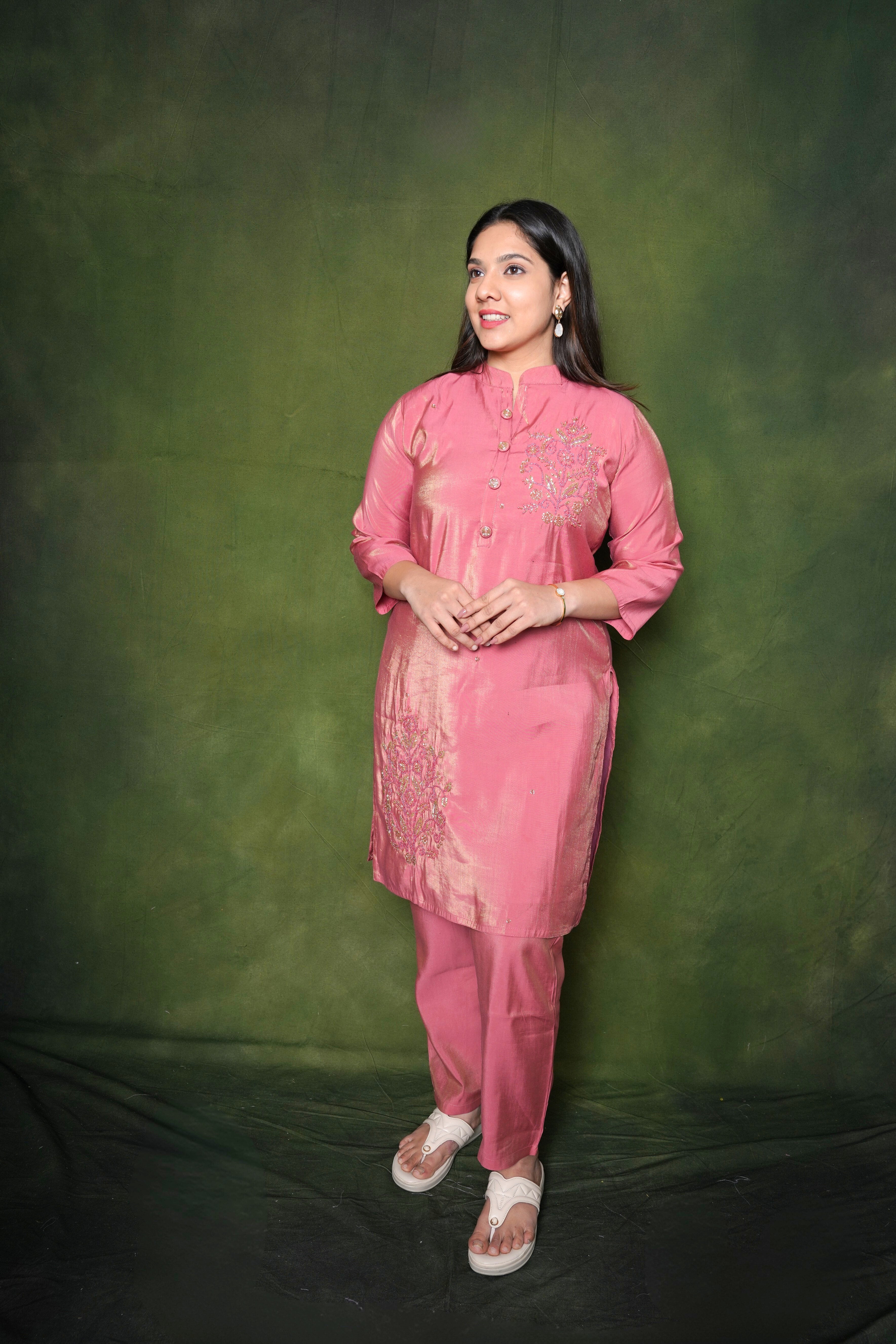 Embellished Roman Shimmer CO-ORD Set RAADVI