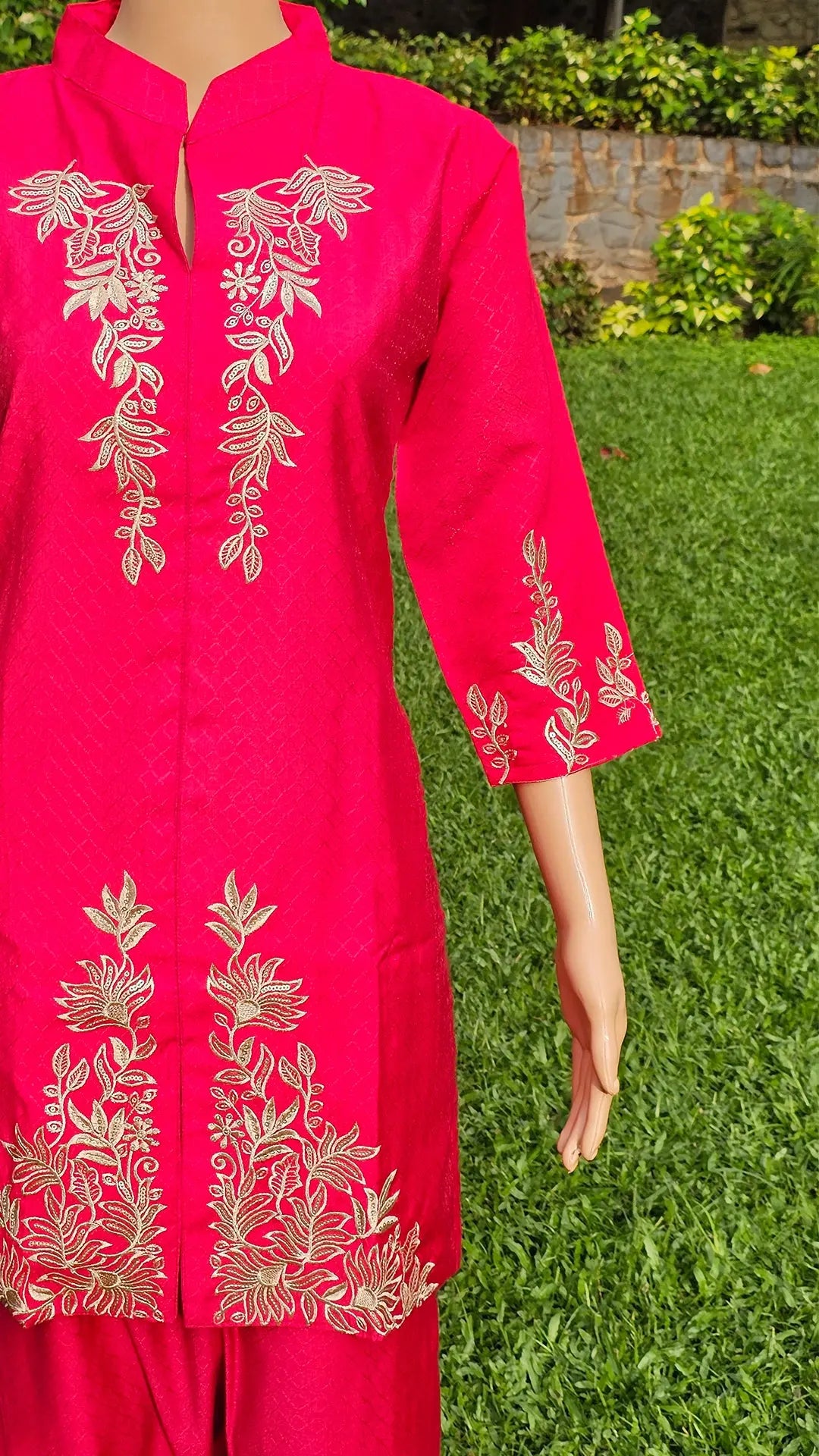 Hand Embroidery Pure Muslin Cotton Co-Ord RAADVI