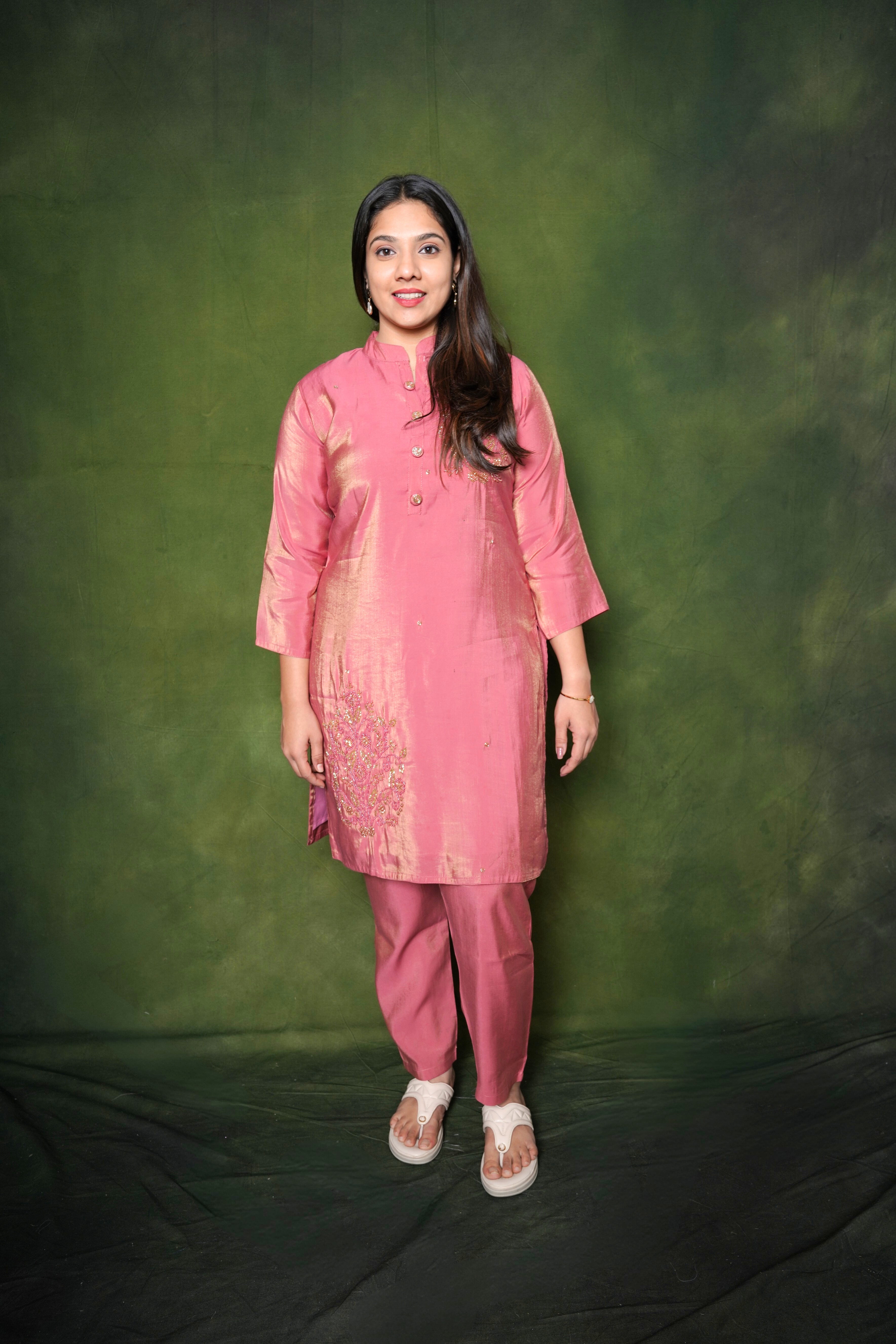 Embellished Roman Shimmer CO-ORD Set RAADVI