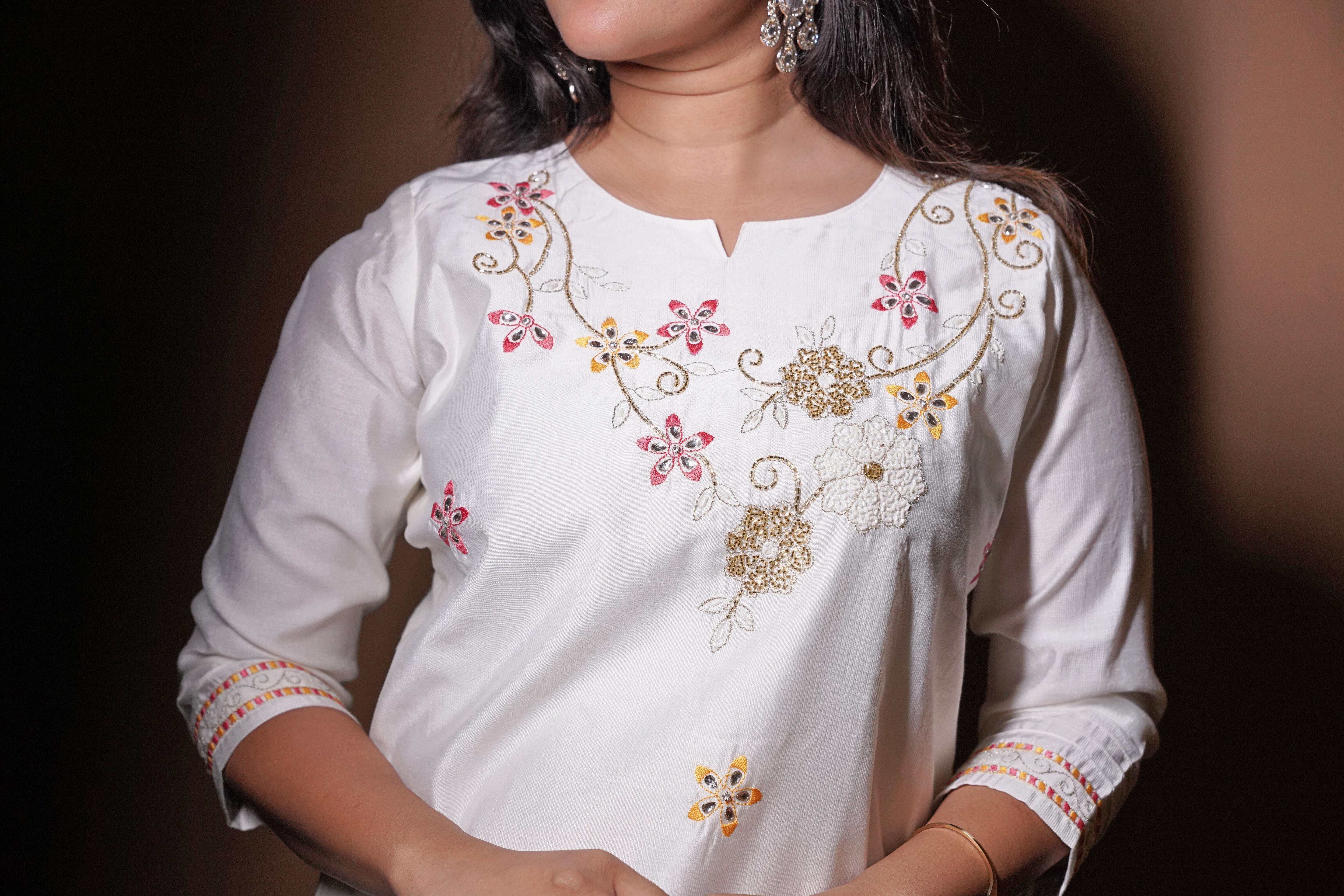 Embroidered Pure Cotton Suit Set RAADVI