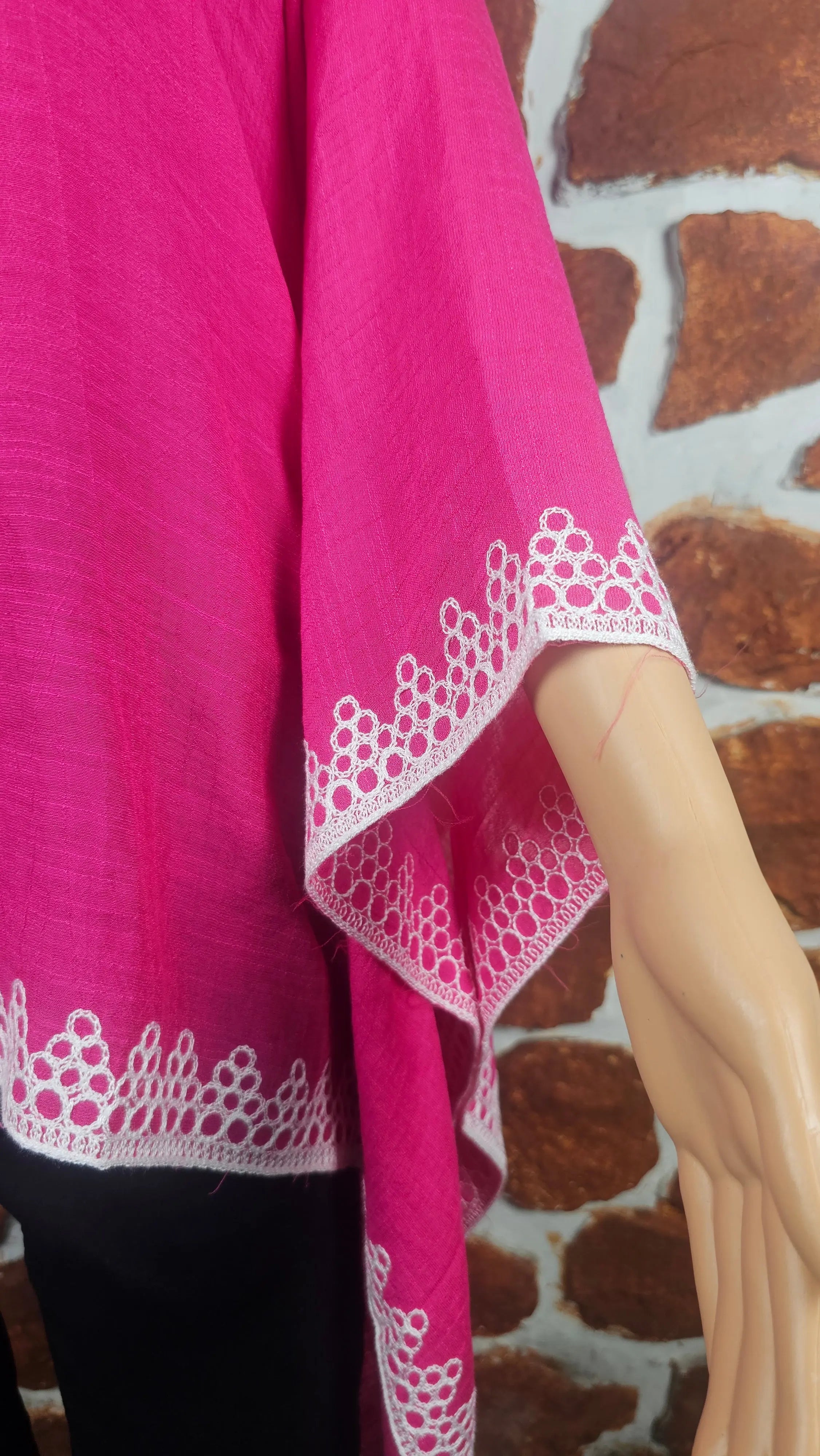 Elegant Pink Kaftan Style Top RAADVI