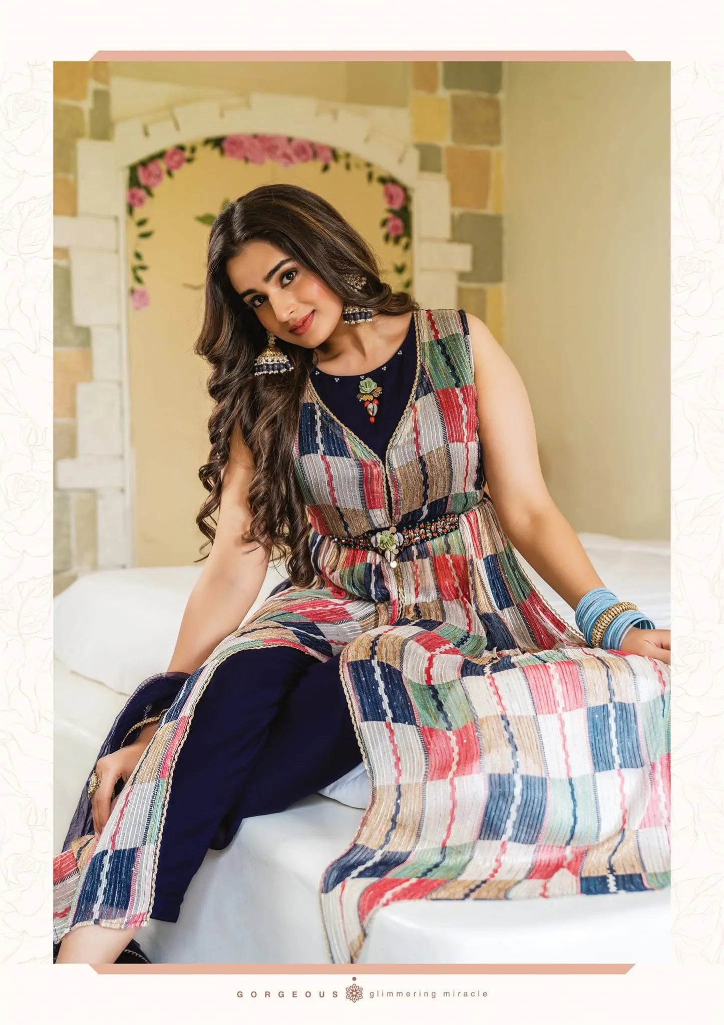 Pure Georgette Suit Set Nyra Multicolor RAADVI