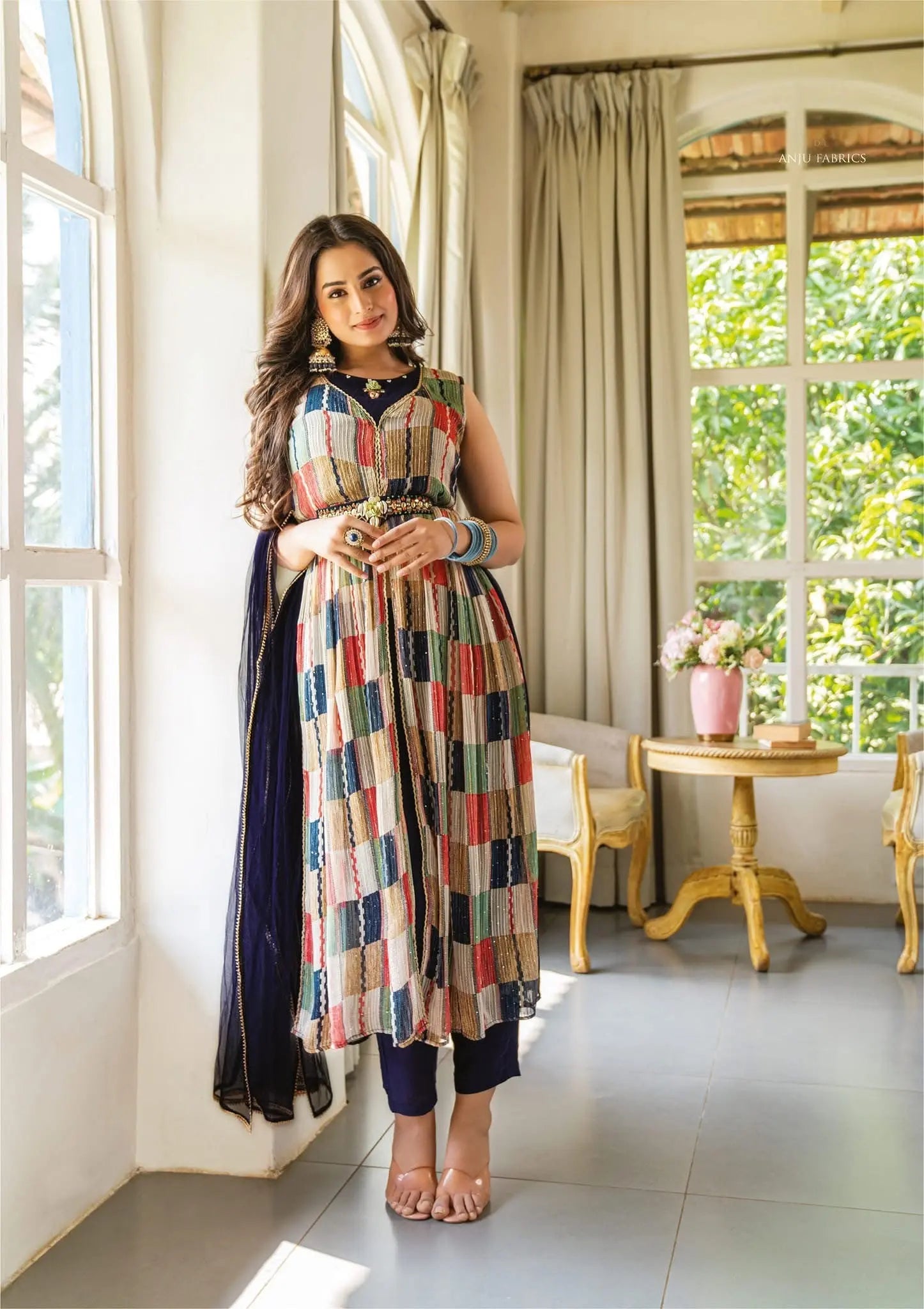 Pure Georgette Suit Set Nyra Multicolor RAADVI
