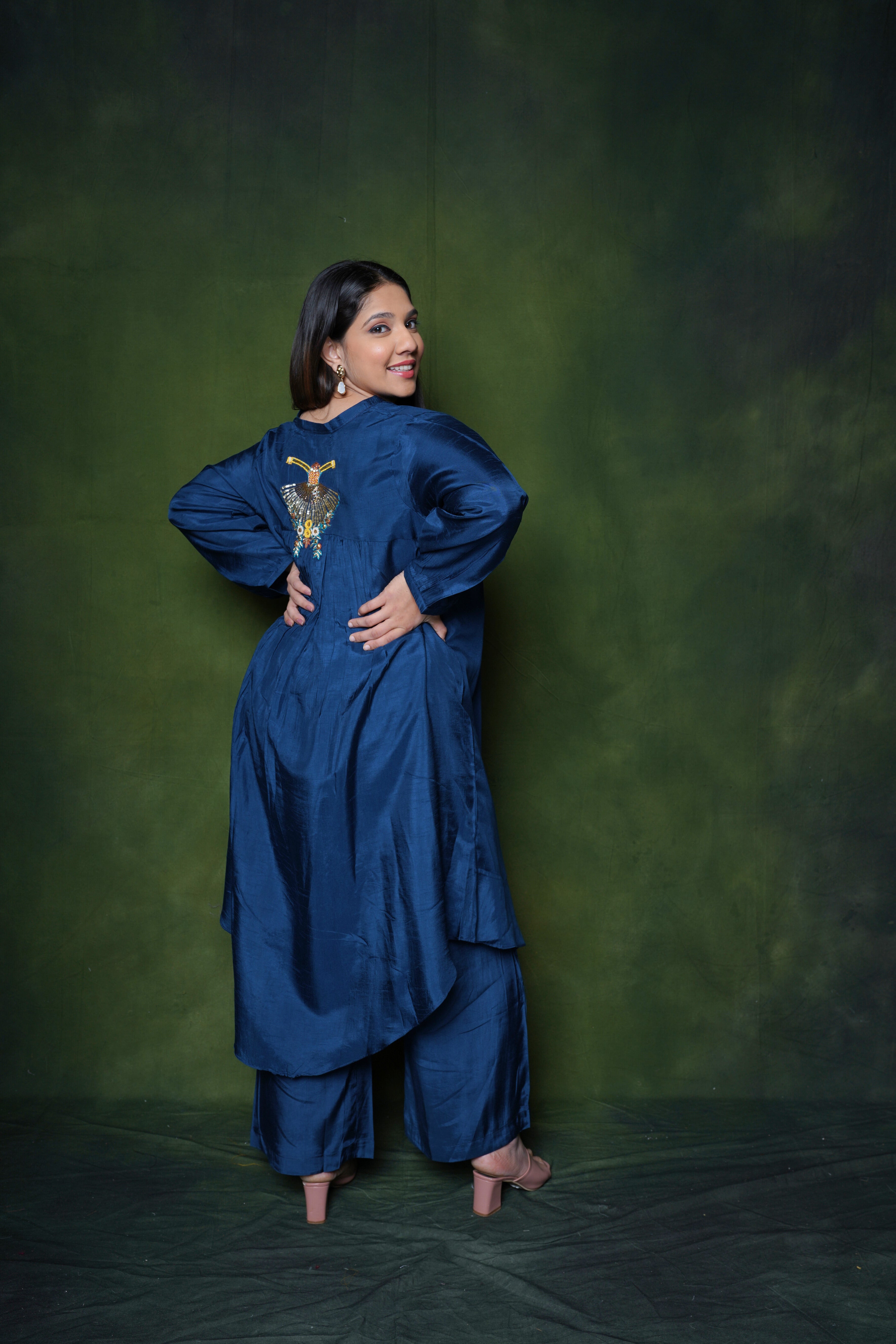 Elegant Royal Blue Kurta Set RAADVI