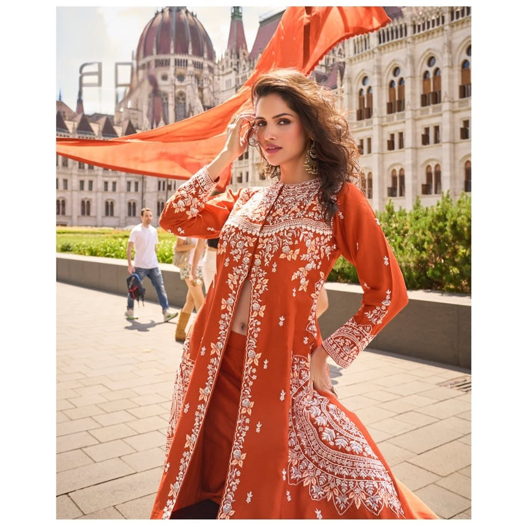 Designer Premium Silk Nayra Cut Anarkali Salwar Suit RAADVI