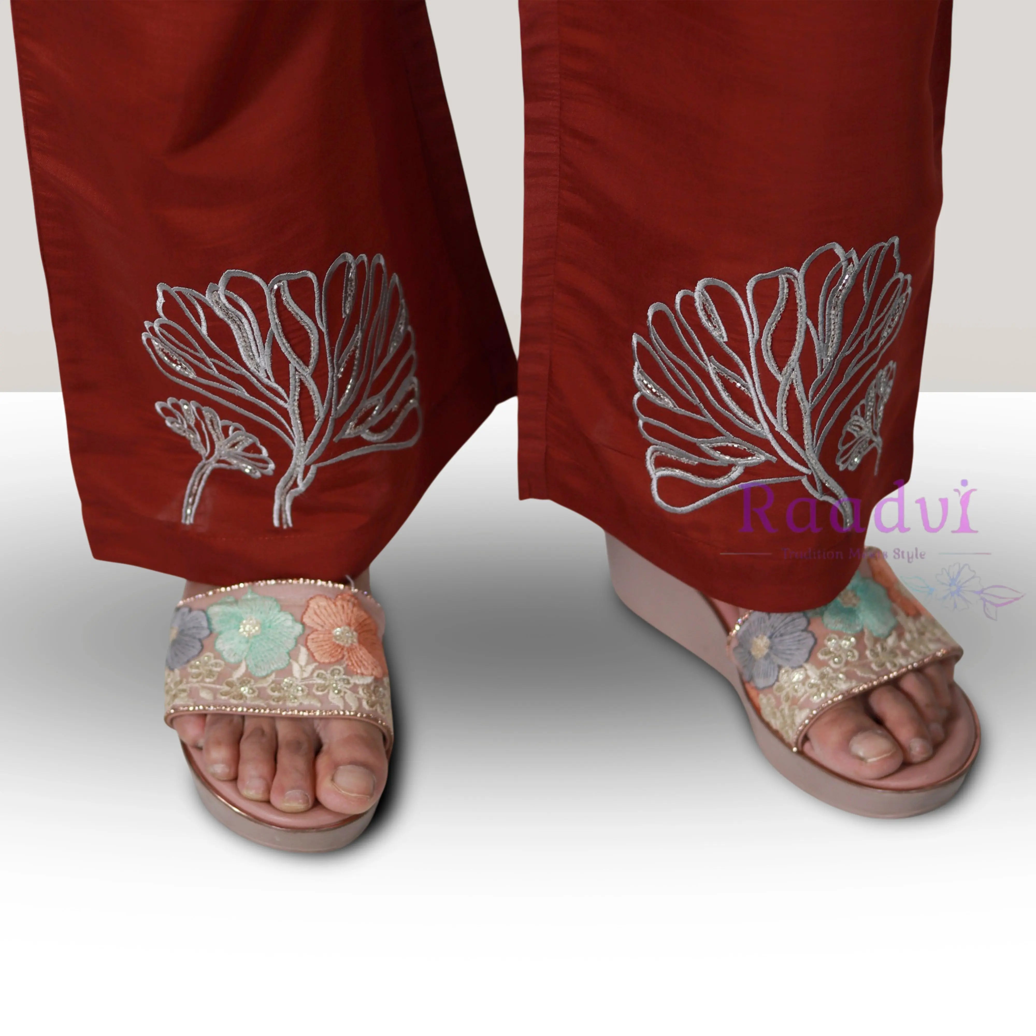 Brick Red Cotton Co-ord Set RAADVI