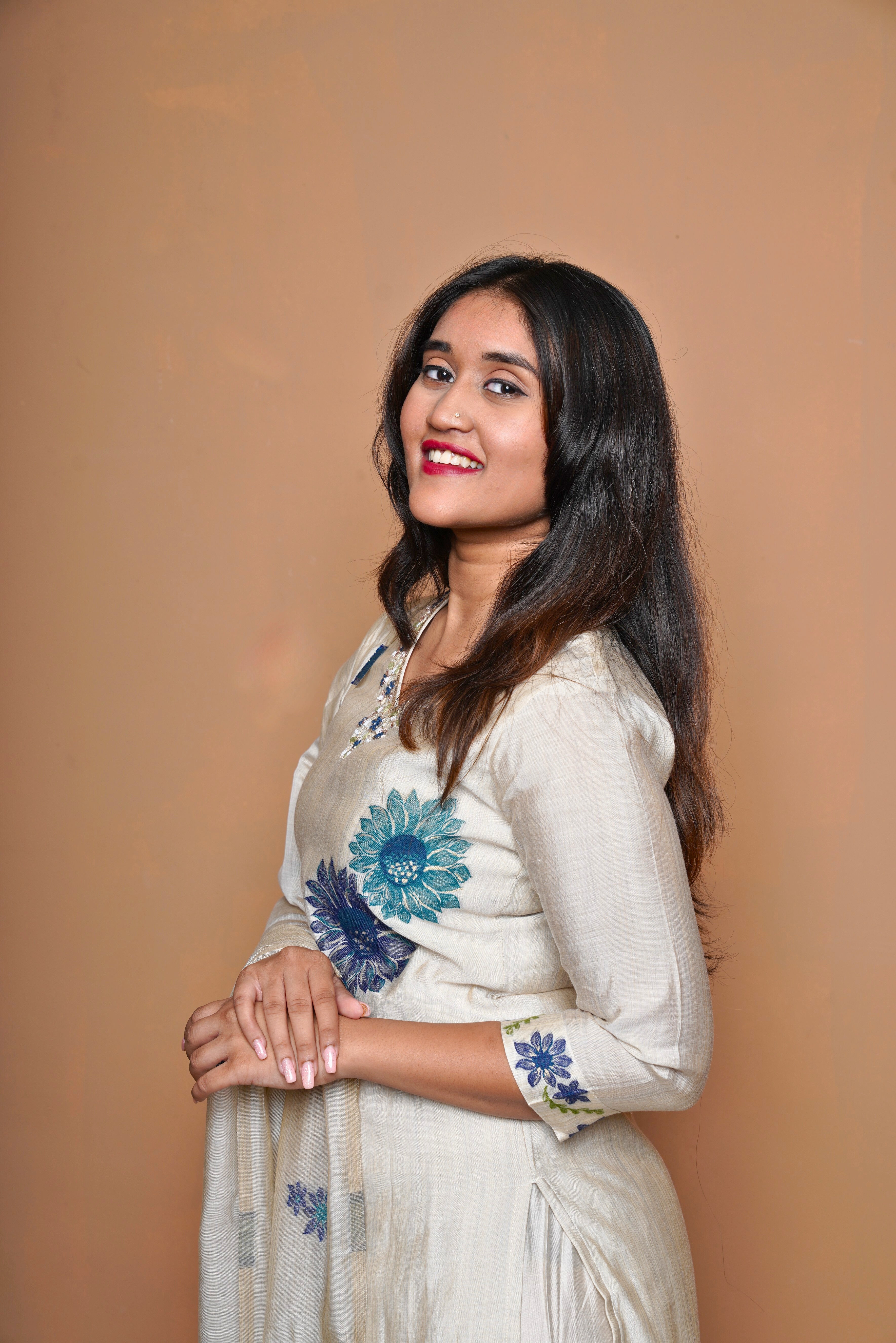 Embroidered Gray Mul Cotton Suit RAADVI